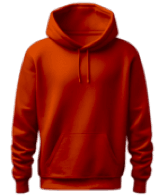 Concepto de mercancía; "Sweater naranja"